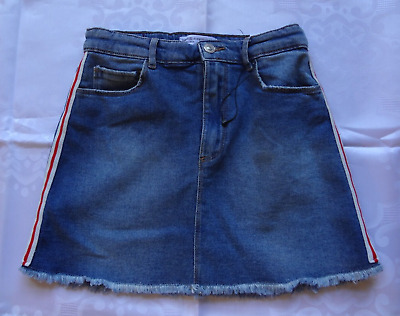 NWOT Zara Kids Blue Denim Collection Cotton Mini Skirt In Size 11/12 Years • 20€