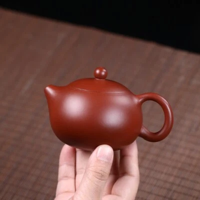 Tetera de cerámica Yixing Zisha 90 ml tetera arcilla Dahongpao Xishi 9 agujeros infusores Foto 1 de 4