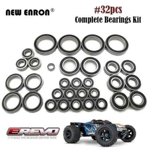 32Pc/Kit Complete Ball Bearings For RC Car 1/10 Traxxas ERevo 2.0 VXL Brushless - Picture 1 of 9
