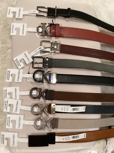 CALVIN KLEIN REVERSABLE & None Reversible BELT $49-$59 - Picture 1 of 34