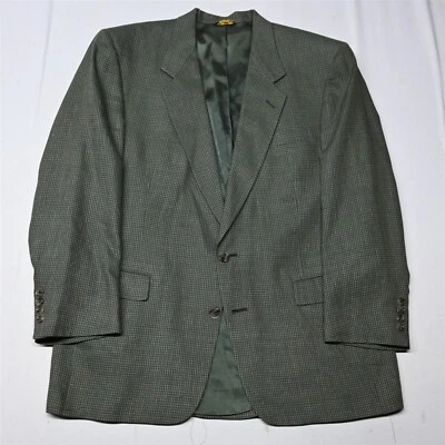 Abrigo Deportivo Blazer De Colección Austin Reed 44R Verde Ojo de Pájaro 100% Lana Hecho en EE. UU. Para Hombres Foto 1 de 4