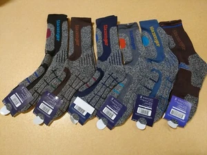 10 Pairs Slazenger Men Long Socks for Climbing/Hiking/Outdoor/Tracking Sports - Picture 1 of 16