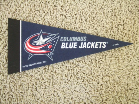 Columbus Blue Jackets NHL Hockey Team Mini 9" Souvenir Felt Pennant Flag NEW Cover
