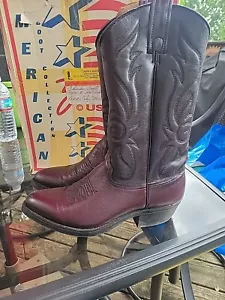 Vintage Zodiac COWBOY Stiefel Made in USA MIT BOX GRÖSSE 7 D - Bild 1 von 5
