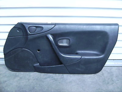 Tarjeta de panel de puerta interior lado pasajero derecho Mazda MX-5 Miata negra 1999-2000 Foto 1 de 4