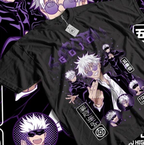 Gojo Satoru Jujutsu Kaisen T-Shirt Mahito Horror Anime Funny Gift Shirt All Size - Picture 1 of 6