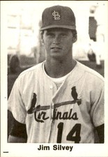 1972 Cedar Rapids Cardinals TCMA #21 Jim Silvey - NM Baseball Card