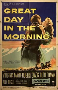 GREAT DAY IN THE MORNING Original One Sheet Movie Poster - 1956 - VIRGINIA MAYO - Picture 1 of 10