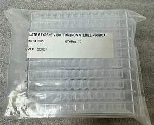 Thermo 96-Well Microtiter Microplates V Bottom (Non Sterile)-5 plates/pack 2605 - Picture 1 of 4