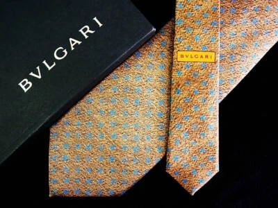 BVLGARI Италии подлинный роскошь галстук галстуки все шелк многоцветный унисекс шикарный #229 - Изображение 1 из 3