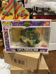 Funko Pop Rides TMNT Teenage Mutant Ninja Turtles Leo en Turtle Van #301 EN MANO - Imagen 1 de 3