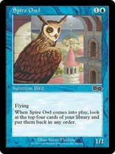 4 Spire Owl - LP - Urza's Saga - mtg - x4 4x