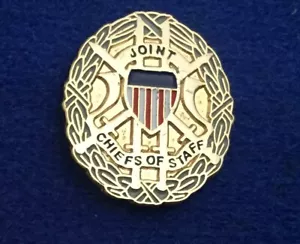Insignia prendedor solapa rara versión sólida militar de EE. UU. Jefes de Estado Mayor Conjunto 3/4" - Imagen 1 de 2