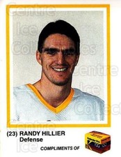 1986-87 Pittsburgh Penguins Kodak #11 Randy Hillier