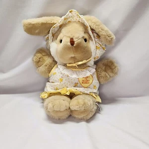 Chosun Heart-to-Heart Bunny Plush Stuffed with Outfit Vintage 1986 Chosun Int - Picture 1 of 7