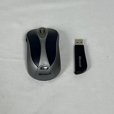 Microsoft Model 1050 Wireless Notebook Optical Mouse 4000 OEM Tested Working - Image 1 of 4