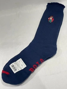 Hombres Azul Polo Ralph Lauren Polo Oso Grueso Cálido Calcetines NUEVO - Imagen 1 de 5