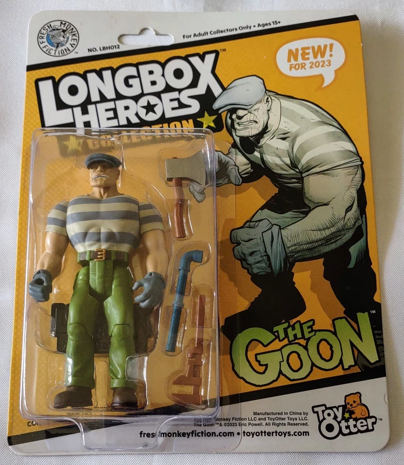 THE GOON Longbox Heroes Mono Fresco Ficción Juguete Nutria 012 SELLADO Eric Powell Foto 1 de 4