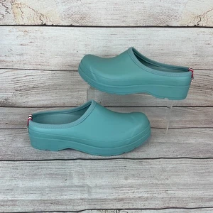 Zuecos Hunter Play Mujer Talla 11 Goma Verde Jardinería Lluvia - Imagen 1 de 10