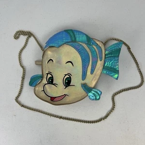 Danielle Nicole Disney Little Mermaid Flounder Small Crossbody Bag Purse - Picture 1 of 4