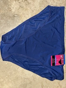 Mutandine gamba alta Maidenform DMBTHB Barely There look invisibile XL/8 blu navy nuove con etichette - Foto 1 di 2
