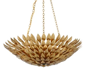 Crystorama Lighting Group 517 Broche 25"W 6 Light Chandelier - Gold - Picture 1 of 12