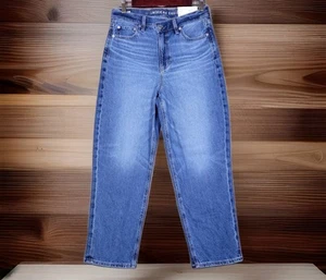 *Neu American Eagle Jeans Damen 4 Super High Rise Baggy Straight Y2K Denim - Bild 1 von 8