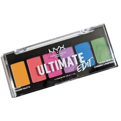 NYX PRO MAKEUP Ultimate Edit Petite Eye Shadow Palette, BRIGHTS USPP02 - Image 1 of 4