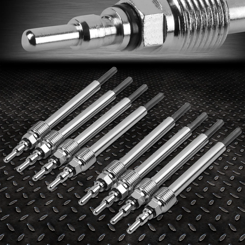 FOR 04-07 FORD F250 F350 F450 F550 SUPER DUTY 6.0L TURBO DIESEL 8PCS GLOW PLUGS - Image 1 of 4
