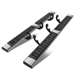 Fit 19-25 Chevy Silverado GMC Sierra Ext Cab 6.75" Side Step Bar Running Boards - Picture 1 of 9