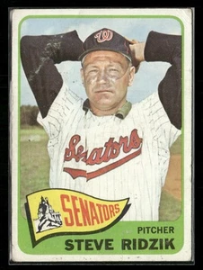 1965 Topps #211 Steve Ridzik EX/EX+ Set Break - See Images for Condition. - Imagen 1 de 2