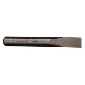Mayhew 10220: 1-inch Black Oxide Cold Chisel 1-25mm - 8" Overall Length - Picture 1 of 5