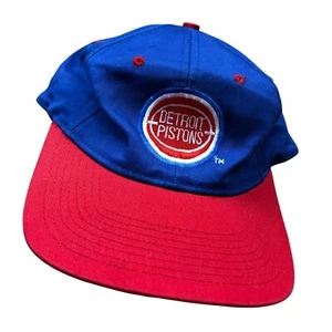 Detroit Pistons Vintage Años 90 Logo Atlético NBA Snapback Gorra Sombrero Talla Única - Imagen 1 de 5