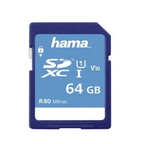 Hama SDXC64GB Class 10 Speed 80MB/S *NEW*ORIGINAL PACKAGING*" - Picture 1 of 3