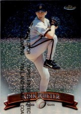 1998 Topps Finest Kirk Rueter . San Francisco Giants #19