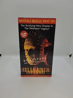 Hellraiser Inferno VHS DEMO TAPE Promo SCREENER Clive Barker Horror Pinhead - Image 1 of 4