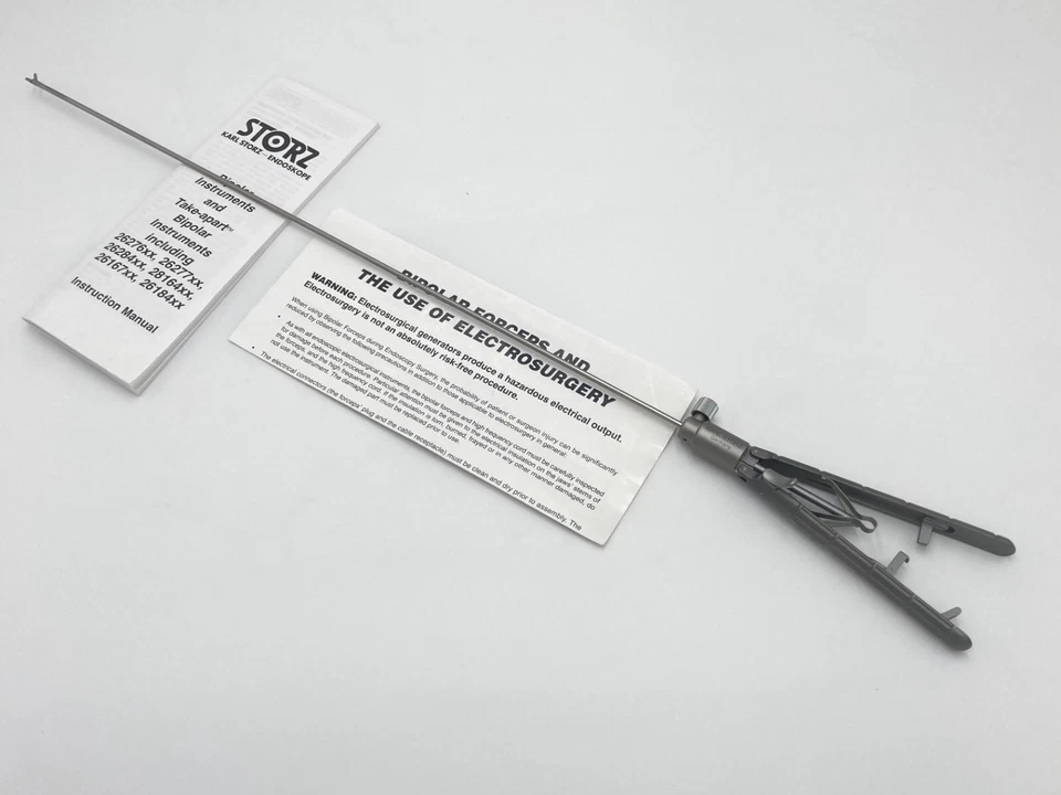 ✅Karl Storz 26167FKL KOH Needle Holder 3mm x 43cm slight right - Image 1 of 3