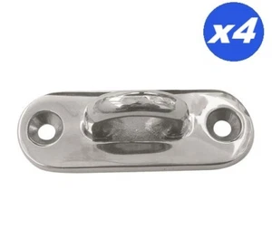 Pad Eye Oblong 100mm Length Stainless Steel 316 Casted Boat Shade Sail Outdoorx4 - Picture 1 of 1