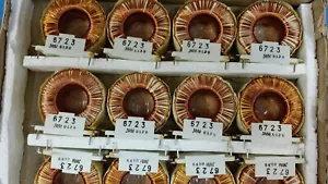 (12 PCS) 6723 JW MILLER HIGH CURRENT 1 ELEMENT 1800uH GENERAL PURPOSE INDUCTOR - Picture 1 of 2
