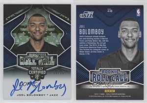 2016-17 Panini Totally Certified Roll Call Camo /25 Joel Bolomboy Rookie Auto RC