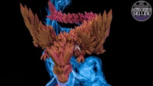 Articulated Crystal winged Dragon-3d printed different colors and sizes - Picture 1 of 10