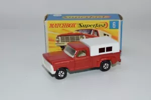 B8 1:60 3 pulgadas 3 pulgadas caja de cerillas Lesney 6 Ford Pickup rojo verd... - Imagen 1 de 16