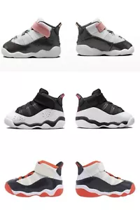 Nike Jordan 6 Rings TD Size White/ Orange/ Black/Pink Shoes Sneaker 8C-10C - Picture 1 of 16
