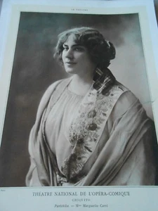Portrait Actrice Théatre Mme Marguerite Carré Pantchika Chiquito 1909 - Picture 1 of 1