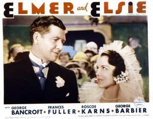 Elmer And Elsie Lobby Card George Bancroft Frances Fuller Old Movie Photo