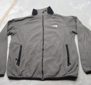 Chaqueta para mujer The North Face XL gris ligera polar cremallera completa nailon Polartec - Imagen 1 de 14