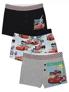 3 Pc Boy's Cotton Boxer Shorts Multicolor Print Cotton Kids Innerwear Underwear - Picture 1 of 9