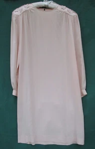 SSSSSSSSSSSSSSSSS Embellished 100% Silk Sheath Dress Vintage Size 14 Hong Kong - Picture 1 of 18
