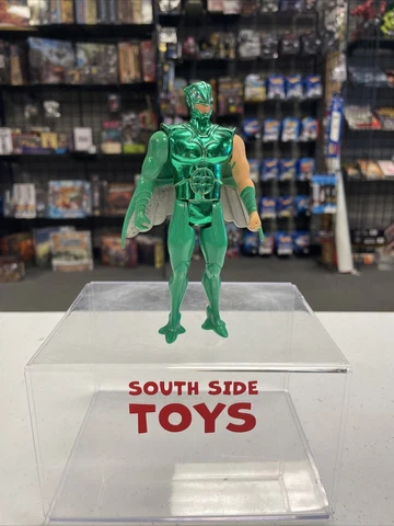 Vintage 1986 Kenner Telepix Silverhawks Green Flashback Action Figure Cover