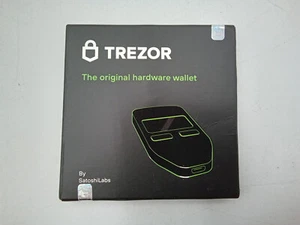 Trezor One Hardware Wallet Black New/Sealed - Picture 1 of 4